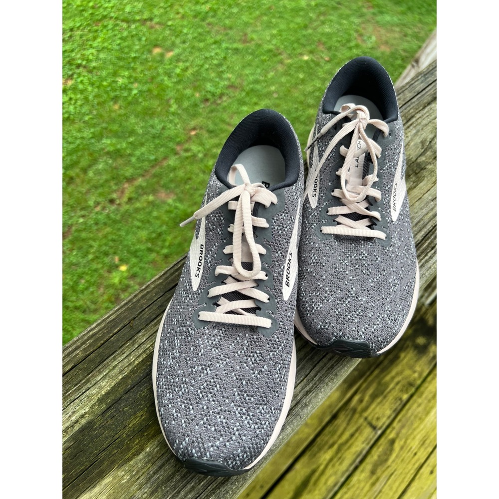 Brooks Launch 7 Running Shoes 11 Grey‎ Pink Neutral Speed Lightweight Athletic